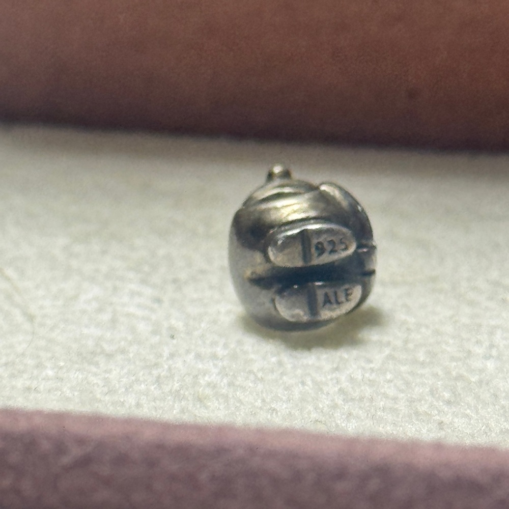 Pandora Black Silver Charm - Picture 2 of 2